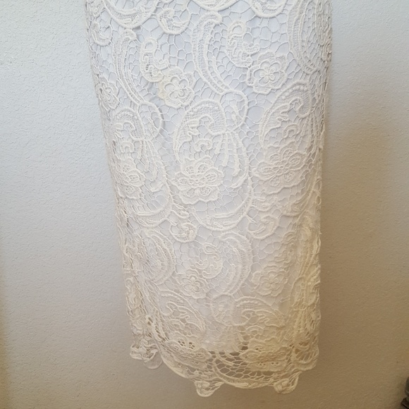 LuLu's | Ivory Croquet Knit Dress | Medium - Picture 3 of 8